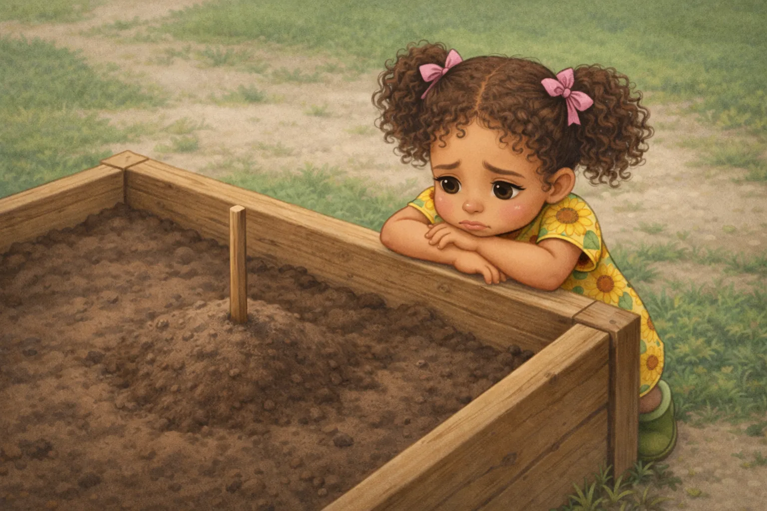 Emma's Sunflower — Day 7 - Almost Giving Up