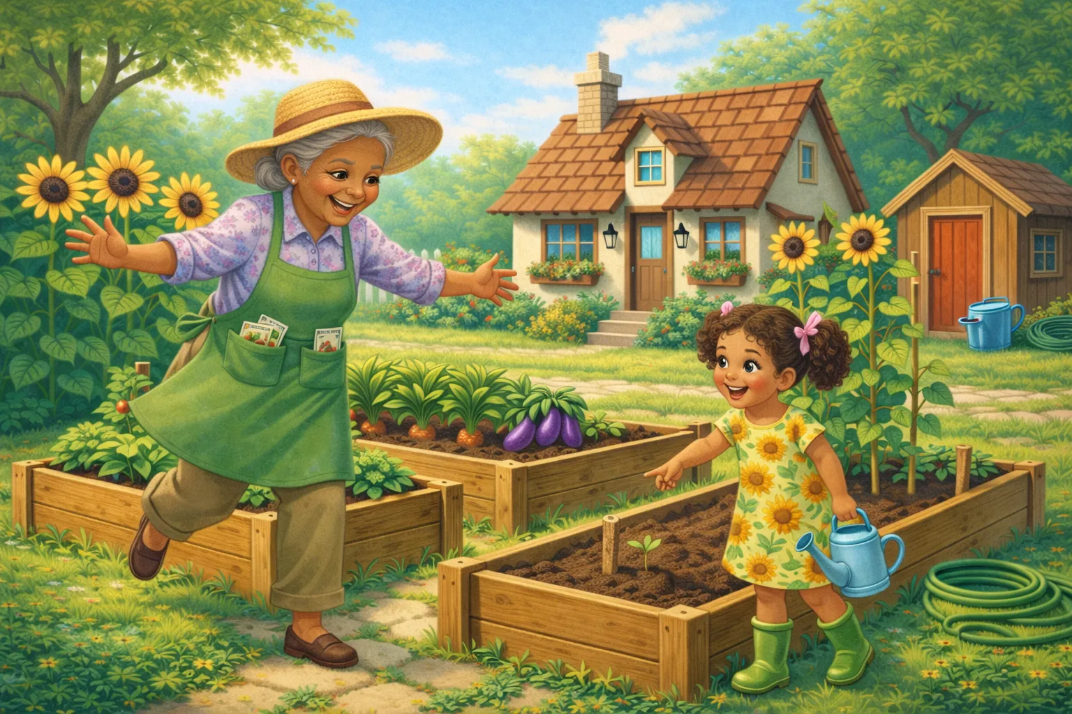 Emma's Sunflower — Grandma Celebrates