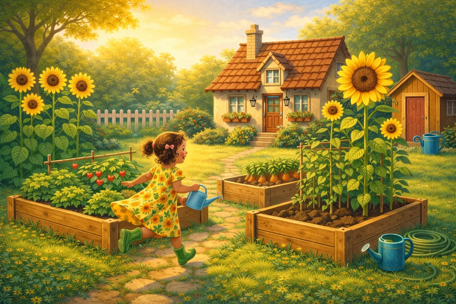 Emma's Sunflower — The Big Day