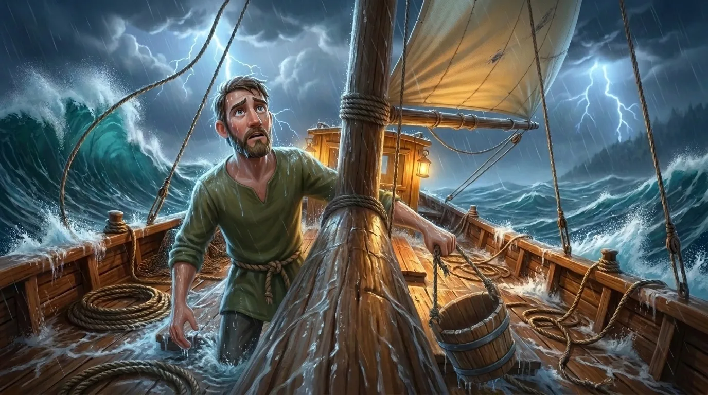 Jesus Calms the Storm — Faster Than We Can Throw