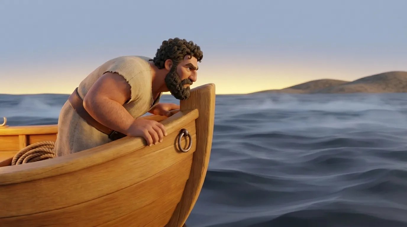 Jesus Walks on Water — No Shore