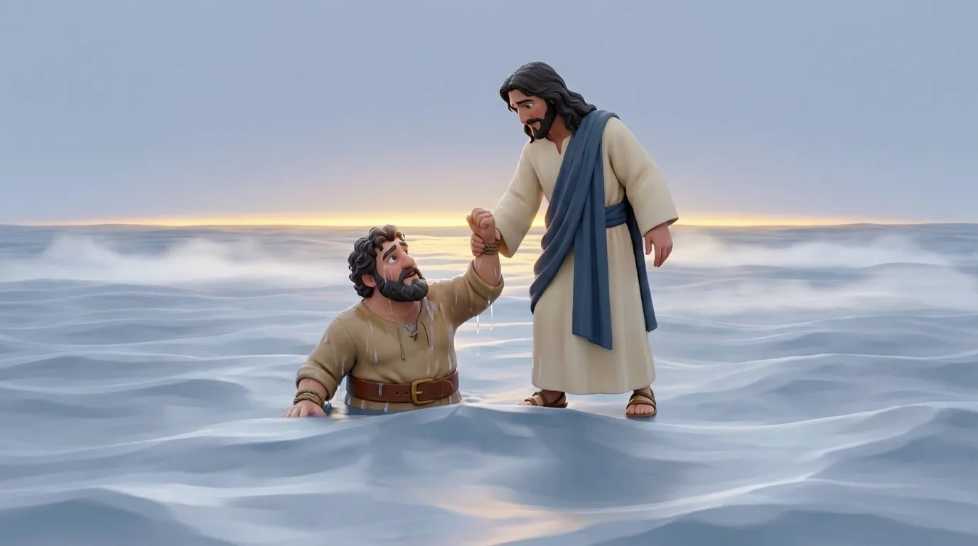 Jesus Walks on Water — He Did Not Wait