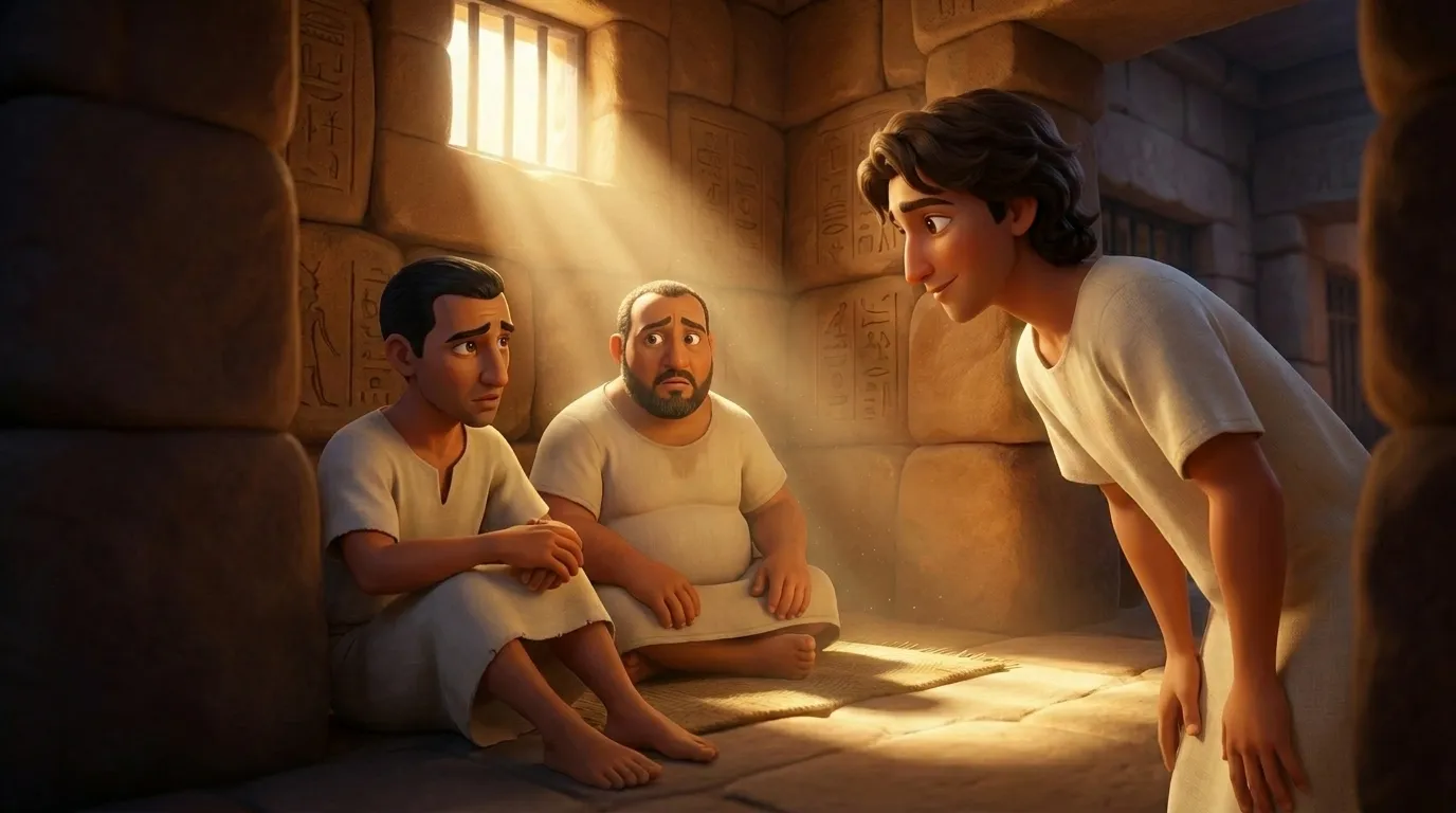 Joseph's Colorful Coat — Two Worried Men
