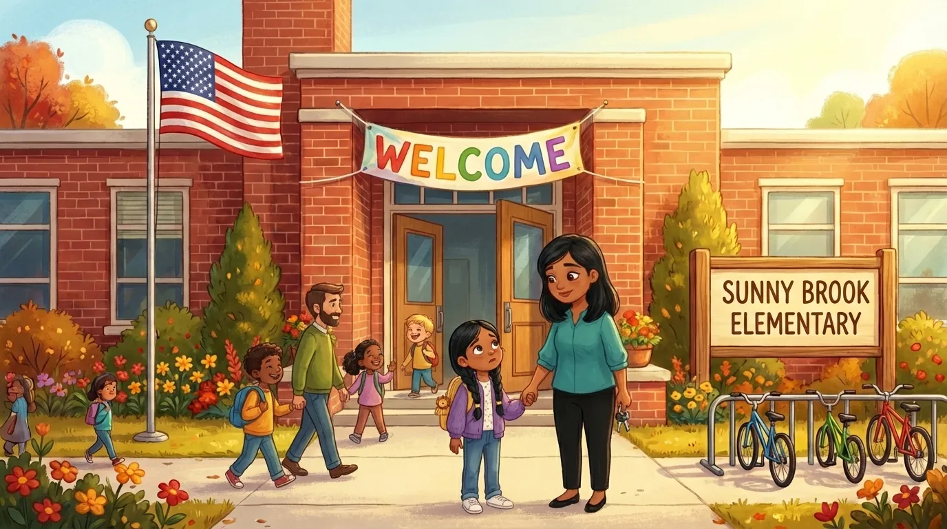 Maya's New School — The Big School