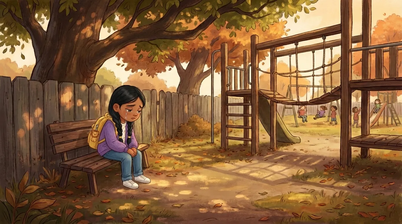 Maya's New School — Finding a Quiet Spot
