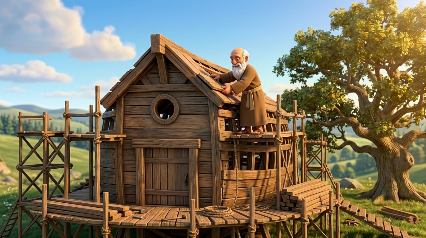 Noah's Ark — A Window and a Door