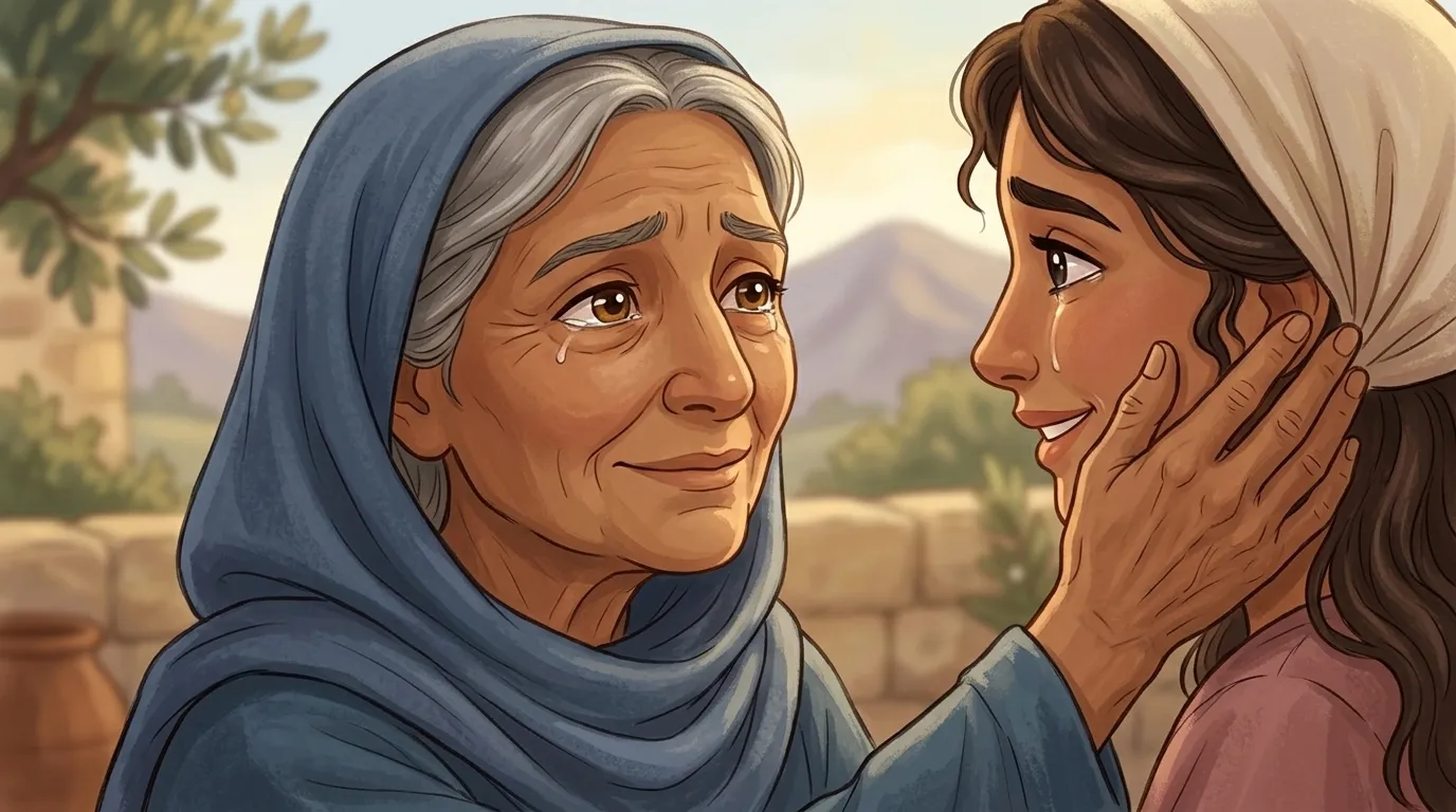 Ruth and Naomi — Naomi's Goodbye