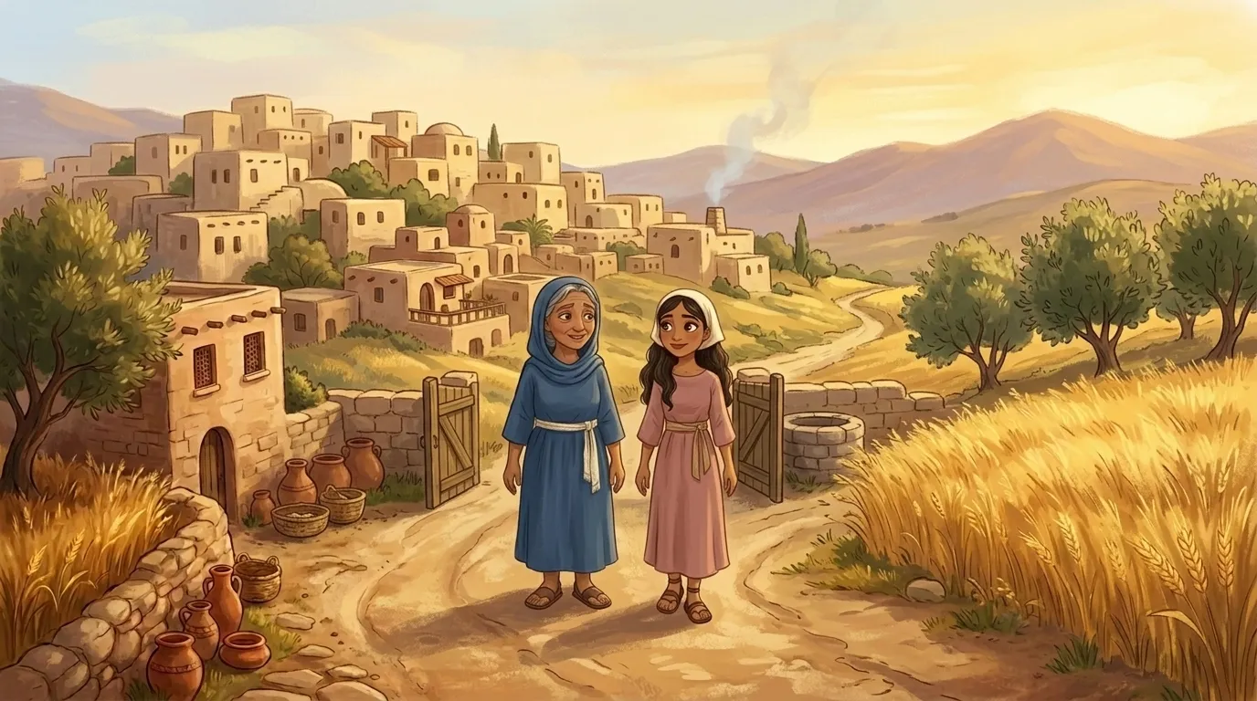 Ruth and Naomi — Reaching Bethlehem