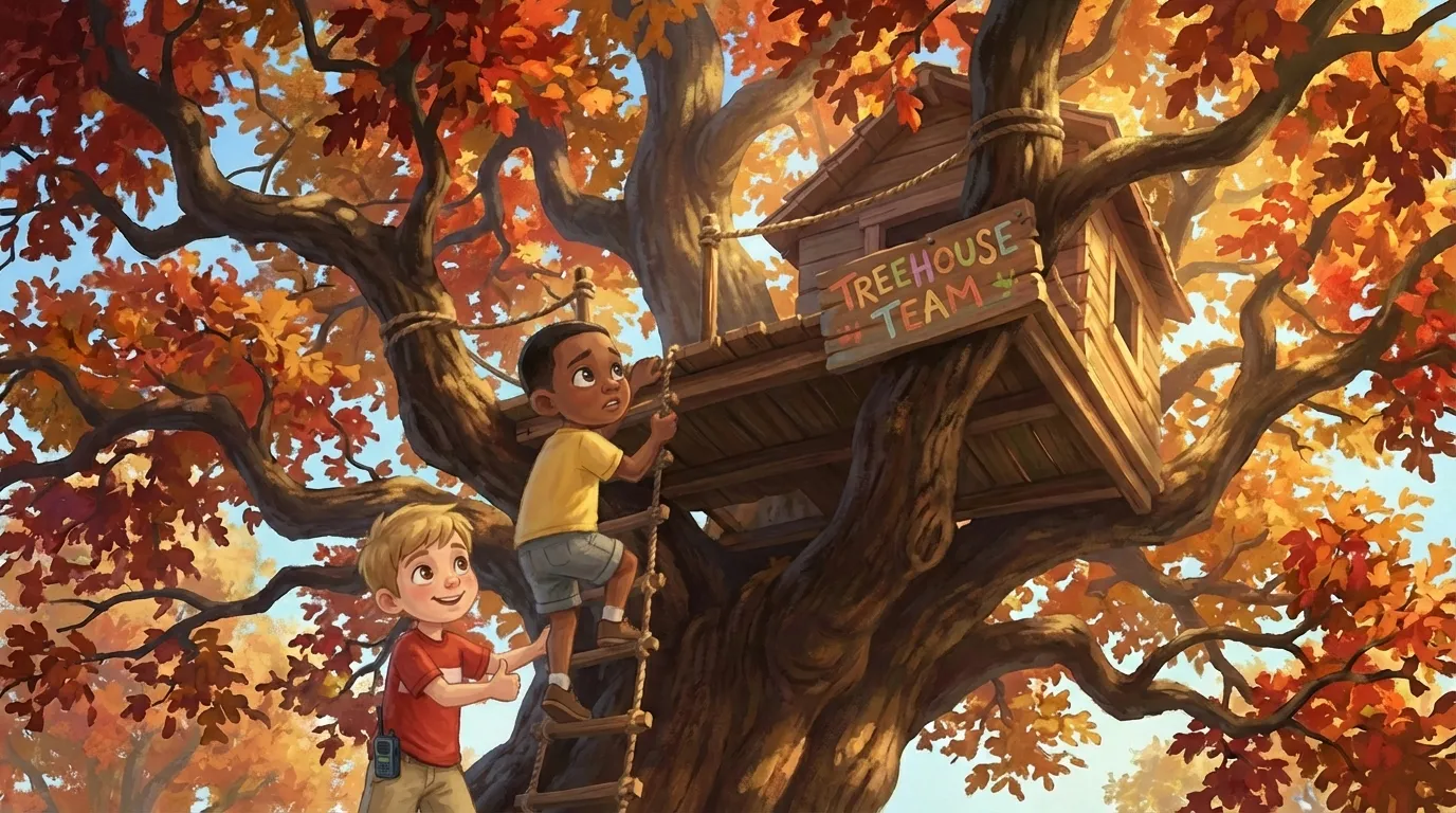 The Treehouse Team — Climbing Together