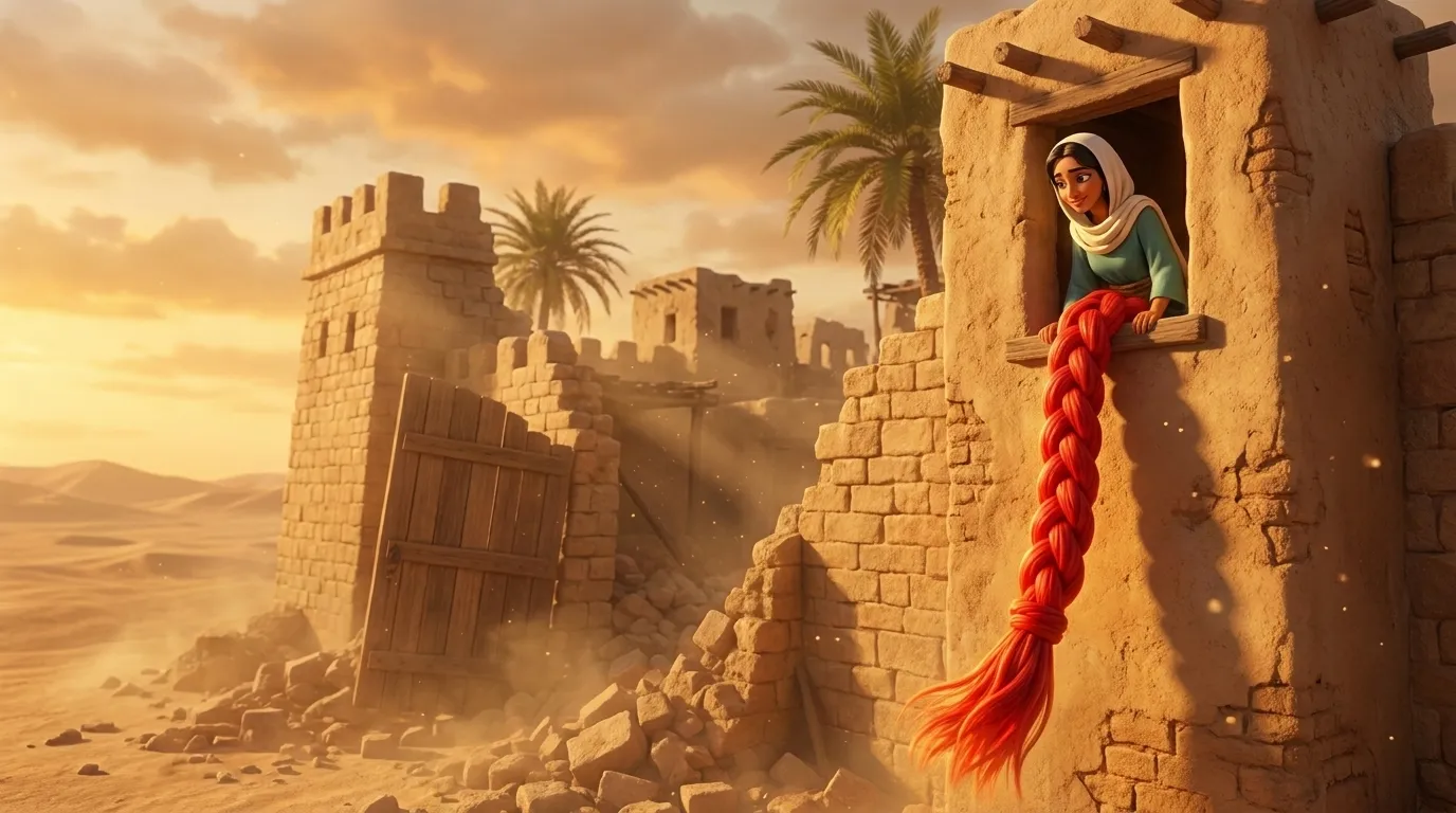 The Walls of Jericho — One House Still Standing