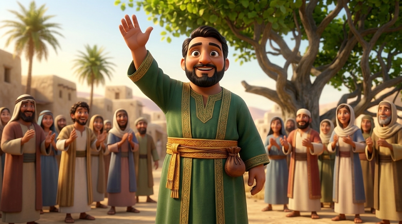 Zacchaeus the Tree Climber — Half of All My Gold